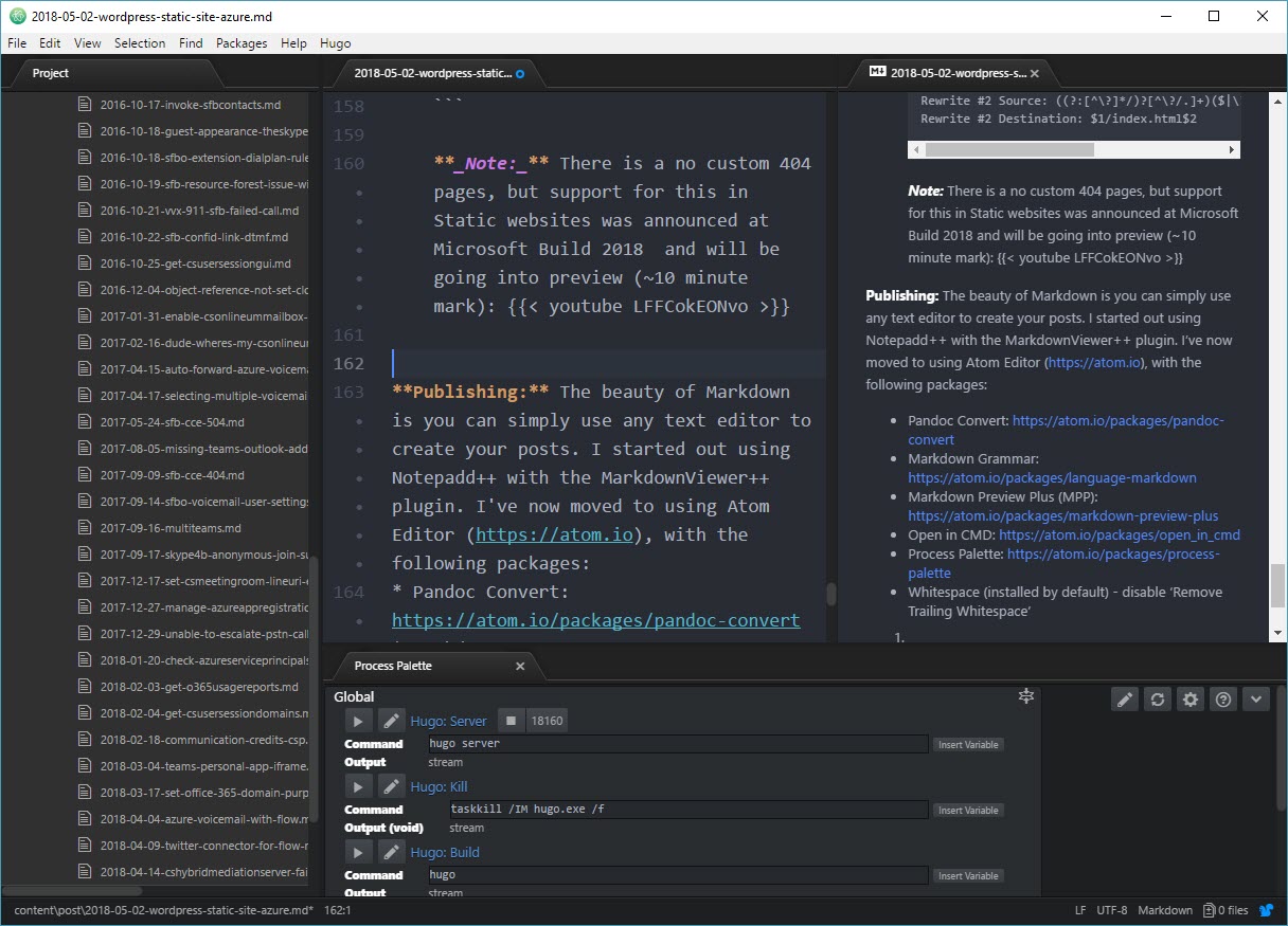 Atom Editor